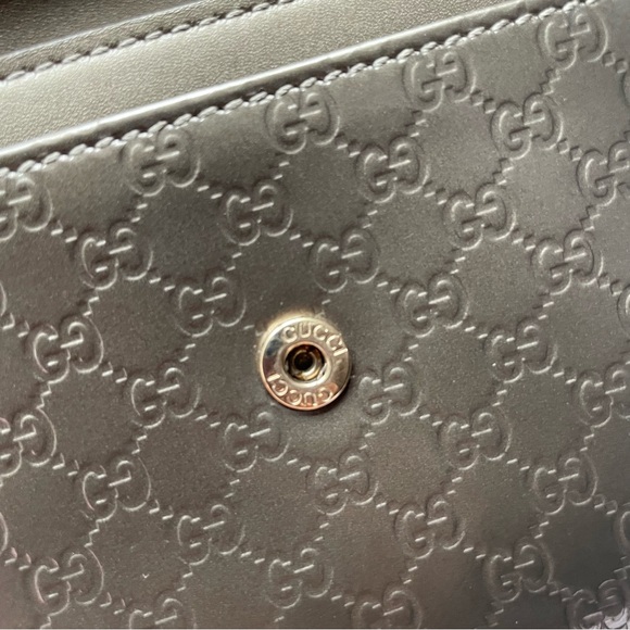 GUCCI GG Olive green leather wallet on Chain 🫒 - Picture 14 of 15